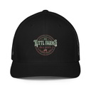 Christmas Tree Farm - Vintage Holiday Badge Closed-Back Trucker Cap