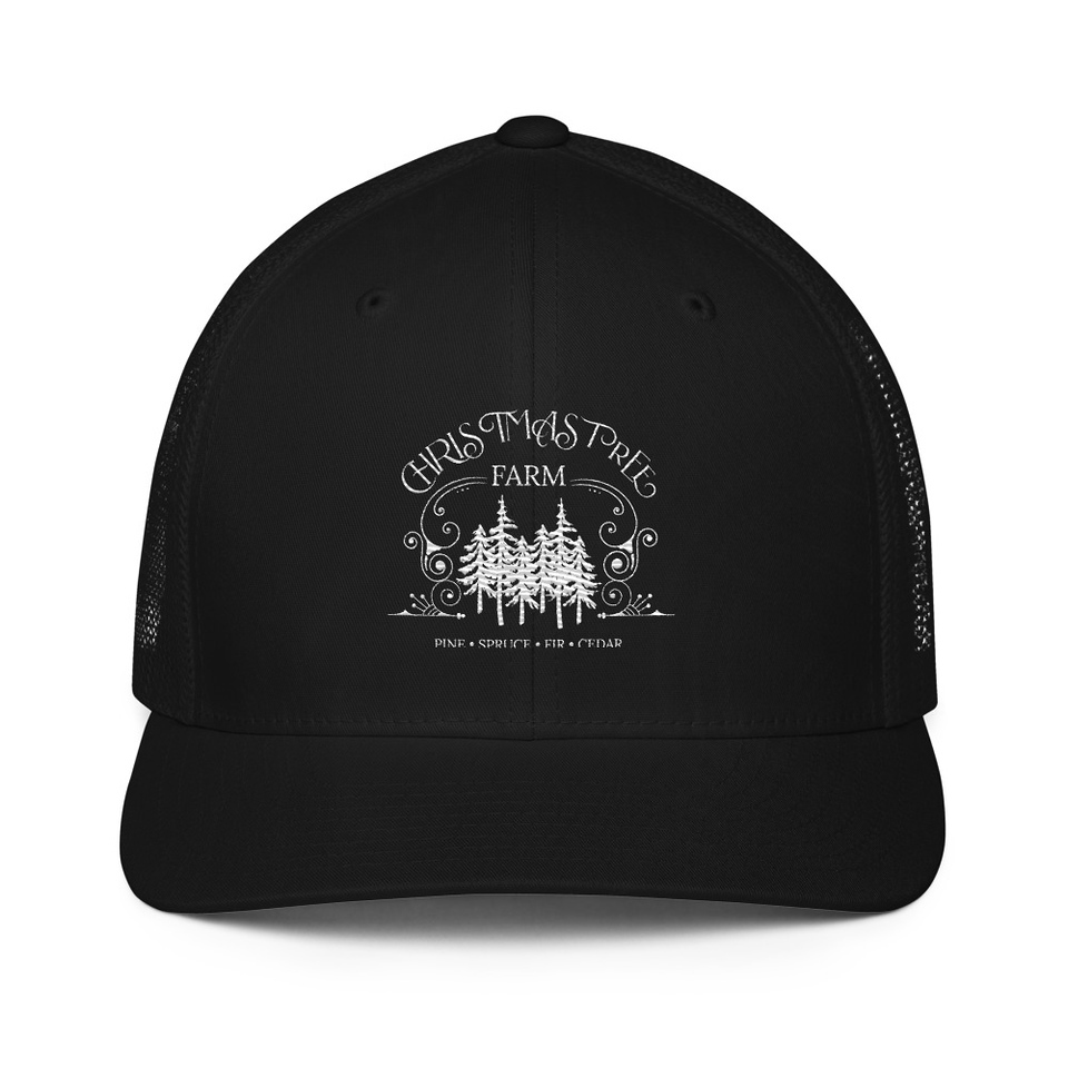 Christmas Tree Farm Closed-Back Trucker Cap