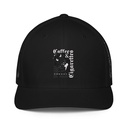 Coffee & Cigarettes Closed-Back Trucker Cap