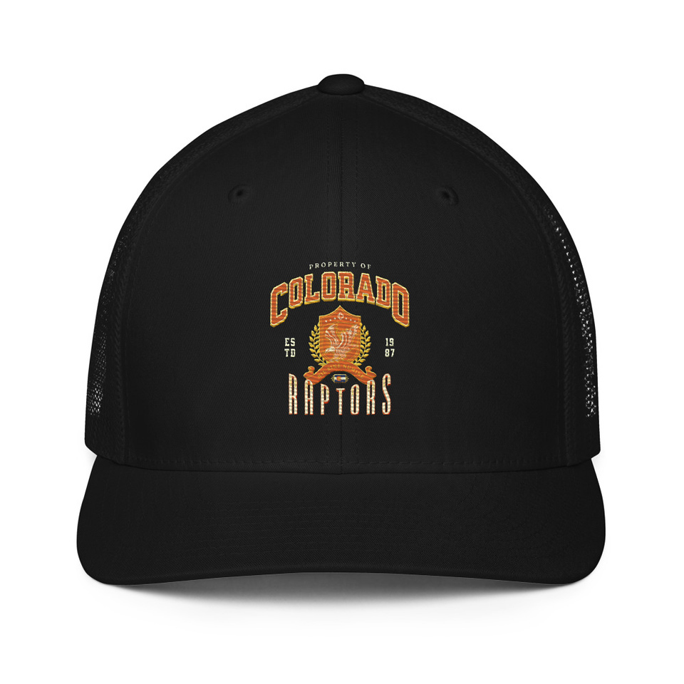 Colorado Raptors - Rugby Sports Team Closed-Back Trucker Cap