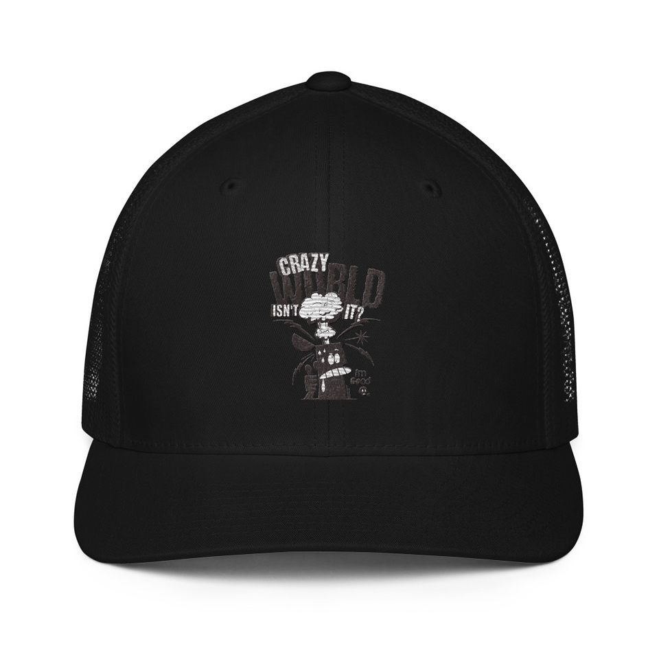 Crazy World Closed-Back Trucker Cap