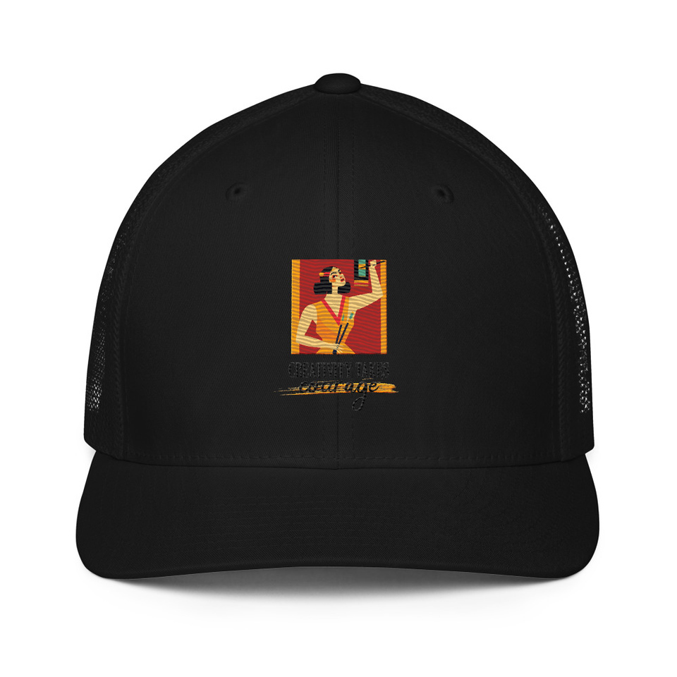 Creativity Takes Courage Closed-Back Trucker Cap