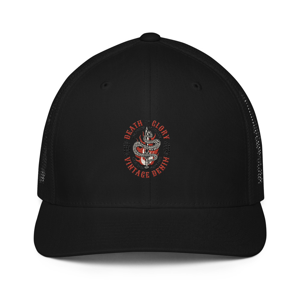 Death or Glory - Sword Snake Closed-Back Trucker Cap