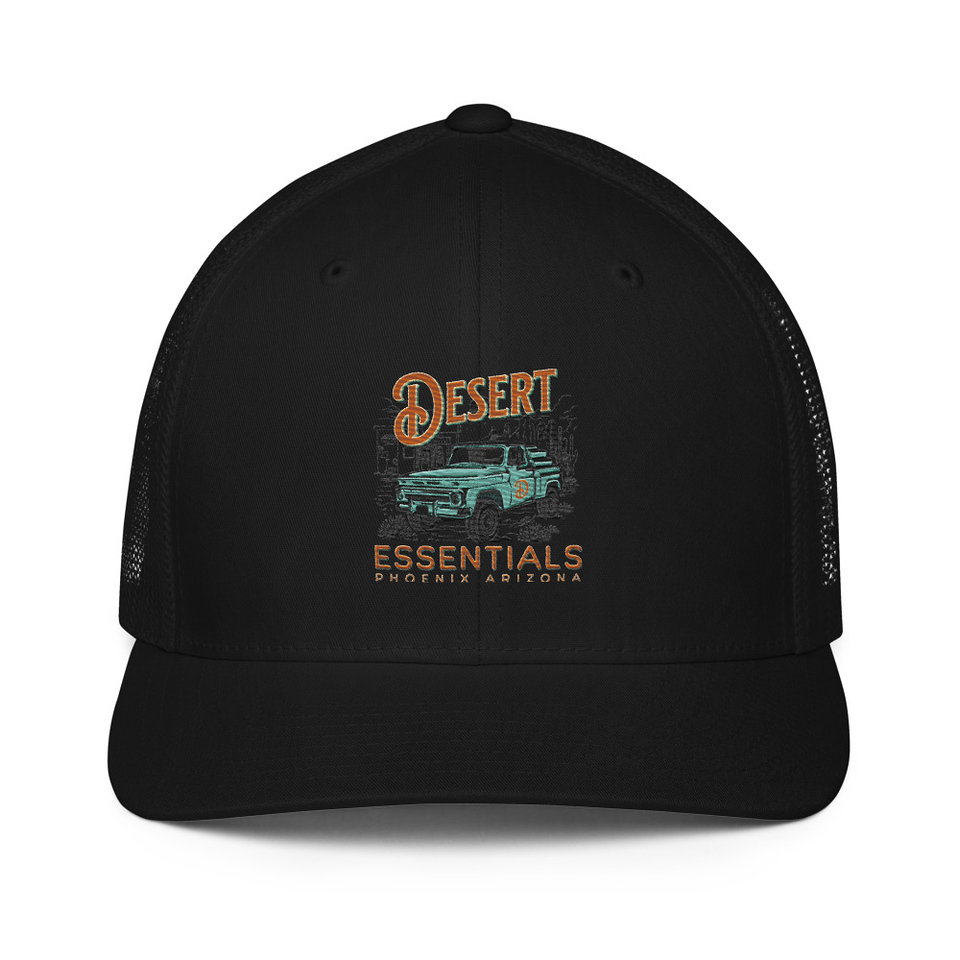 desert Closed-Back Trucker Cap
