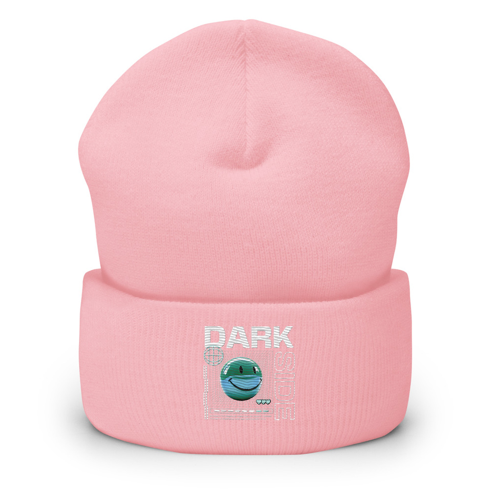 Abstract Y2K Cuffed Beanie