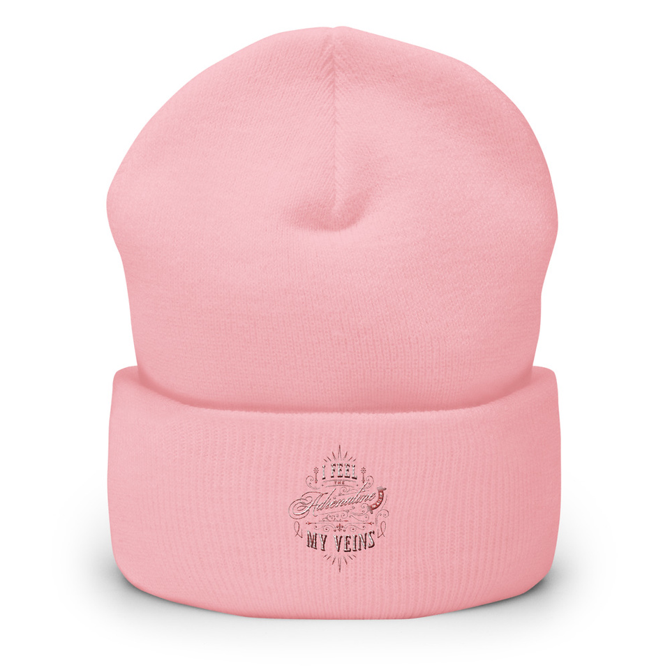 Adrenaline in my Veins - Victorian Cuffed Beanie