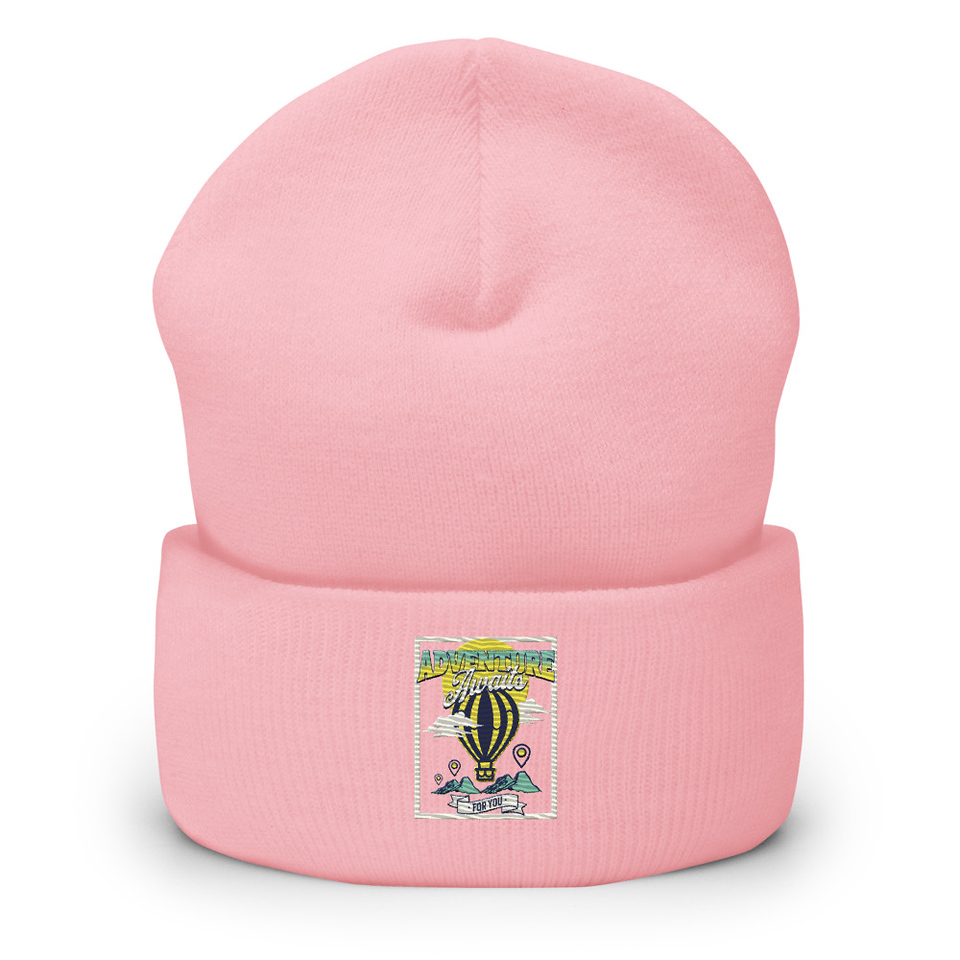 Adventure Awaits Cuffed Beanie