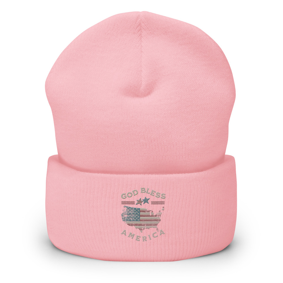 America - Land Of The Free Cuffed Beanie