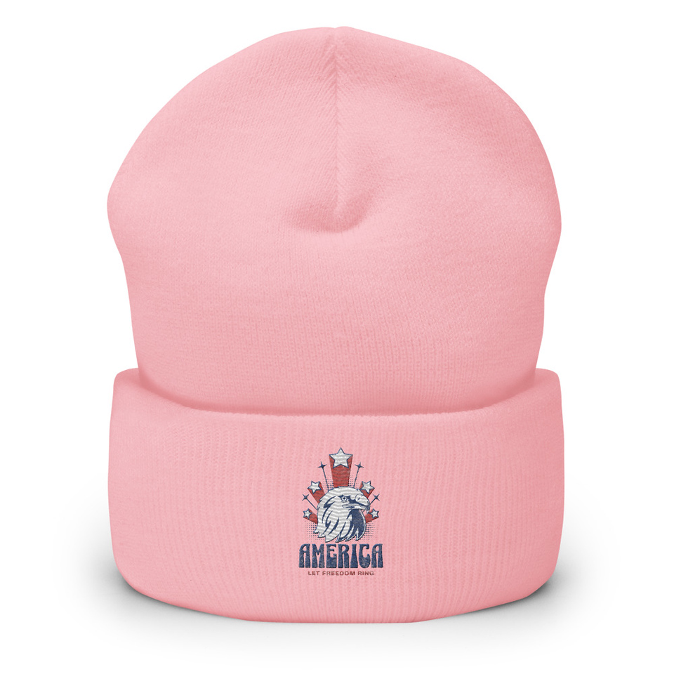 America Cuffed Beanie