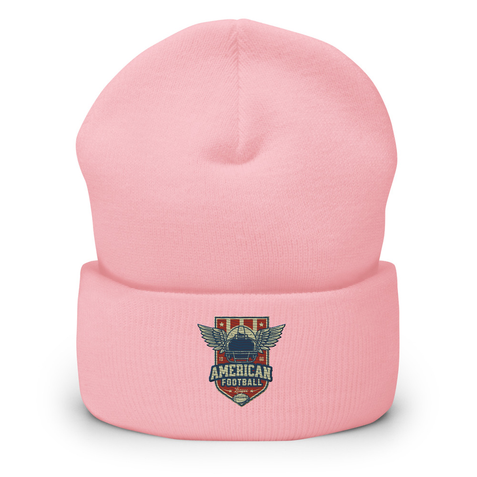 American Football League - Sports Helmet Cuffed Beanie