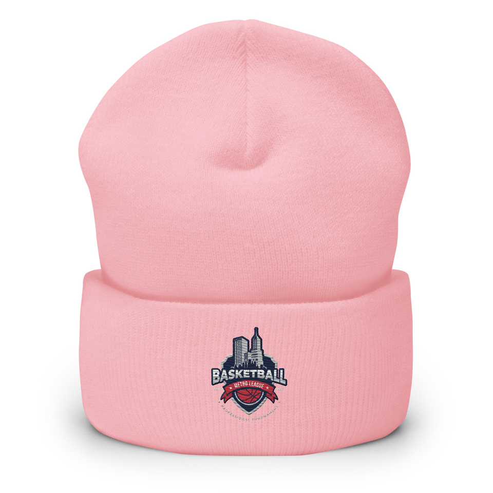 Basketball Sports Logo Cuffed Beanie