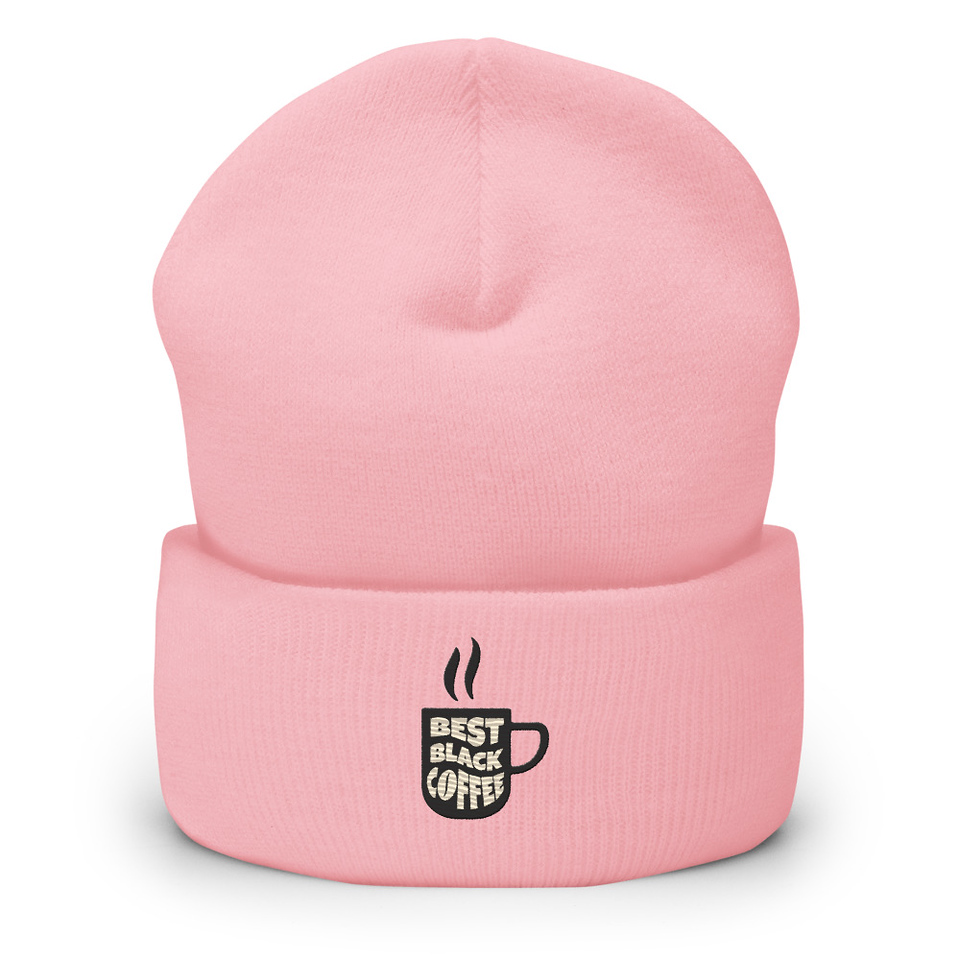Best Black Coffee - Hot Cup Cuffed Beanie
