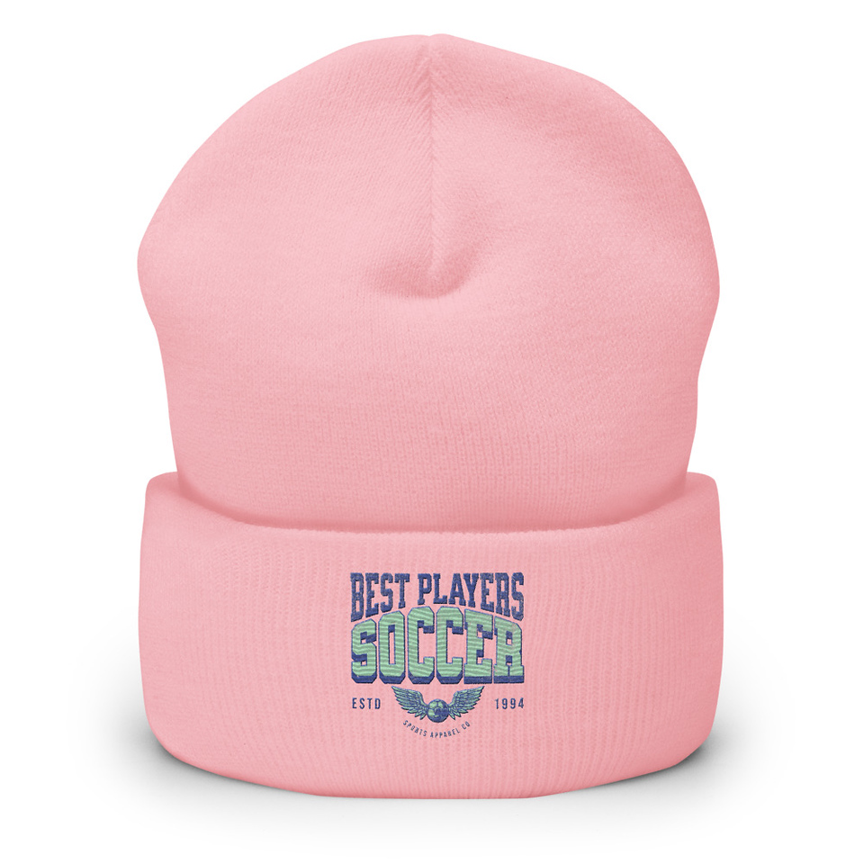 Best Players Soccer Cuffed Beanie