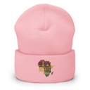 Black History - Heritage Map Cuffed Beanie
