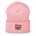 Black History is World History - Heritage Awareness Cuffed Beanie