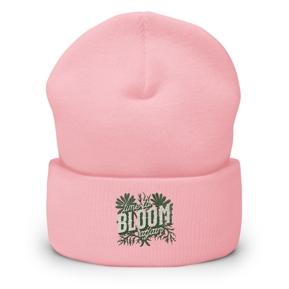 Bloom Again Cuffed Beanie