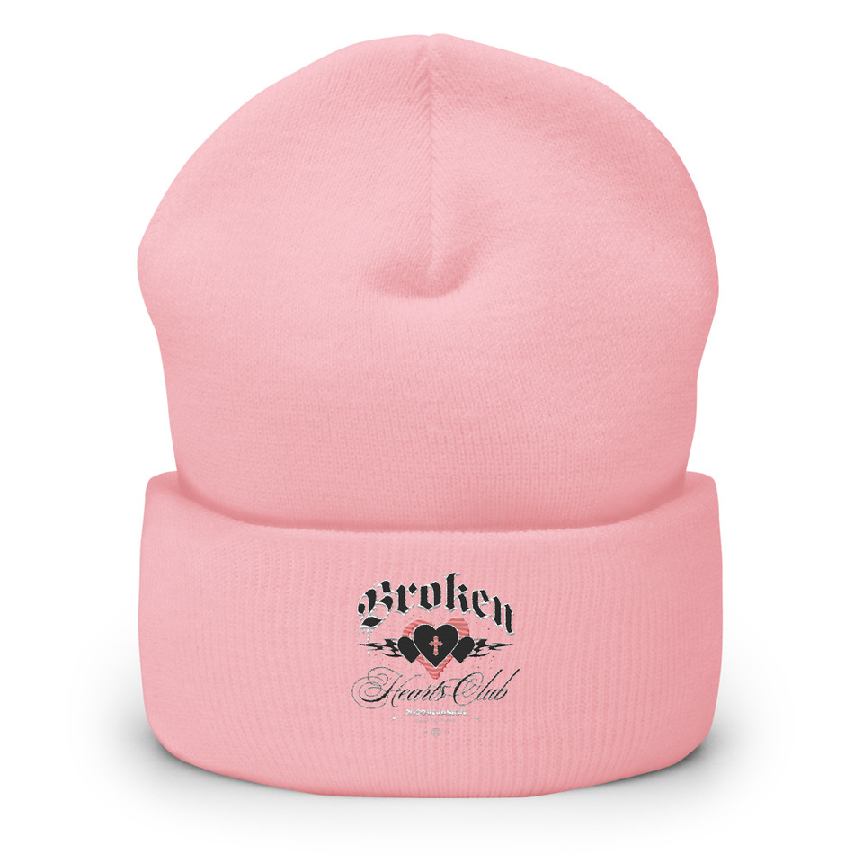 Broken Hearts Club Cuffed Beanie