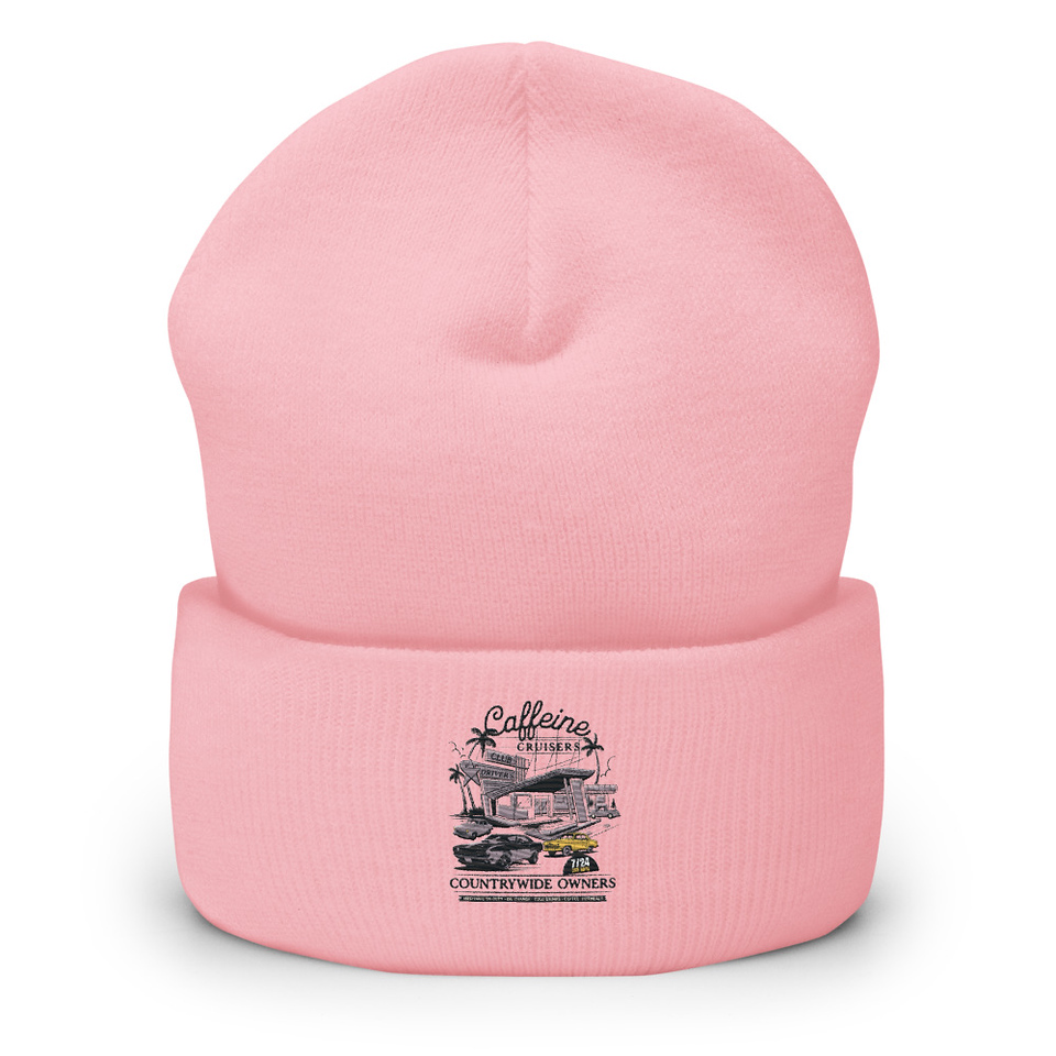 Caffeine Cruisers Cuffed Beanie