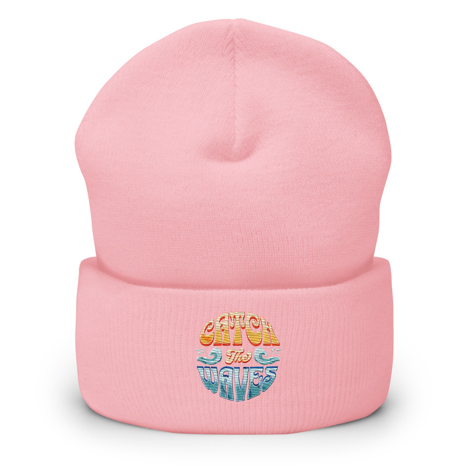 Catch the Waves - Beach Vibe Cuffed Beanie