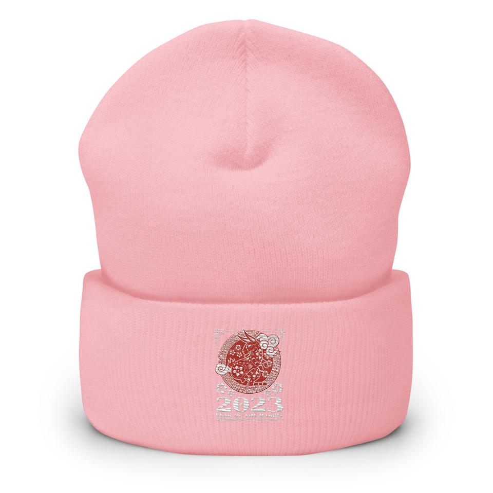 Chinese Lunar Year - Rabbit Cuffed Beanie