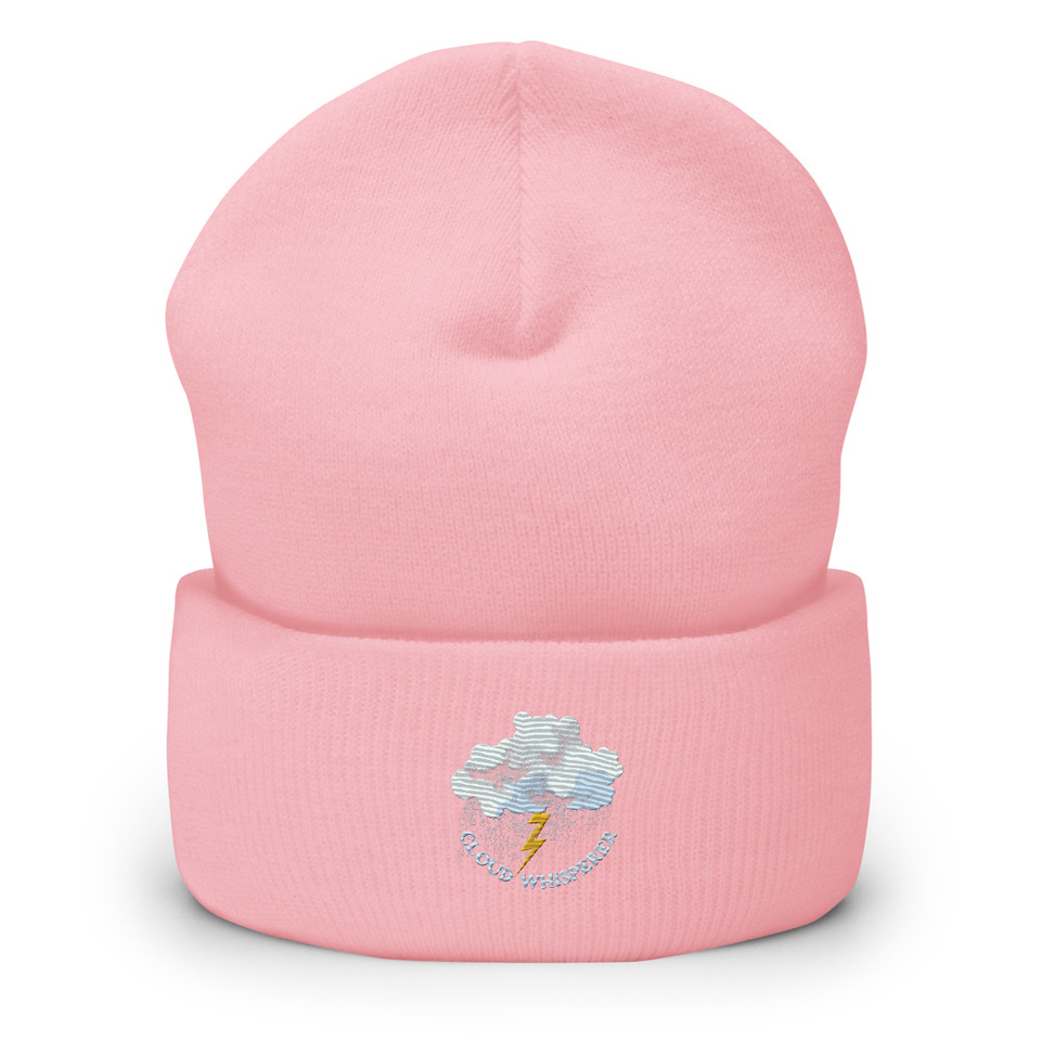 Cloud Whisperer - Rainy Weather Cuffed Beanie