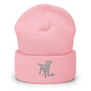 Coffee Dog Cuffed Beanie