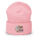 Coffee is Happiness - Retro Cartoon Mascot Cuffed Beanie