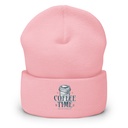 Coffee Time Cuffed Beanie