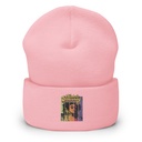 Cosmic Journey Rainbow Retro Cuffed Beanie
