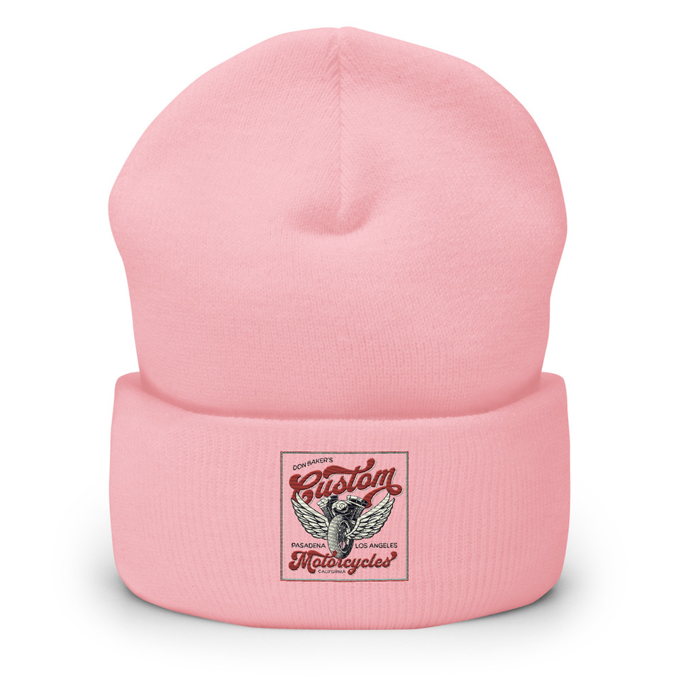 custom motorcycle  Cuffed Beanie