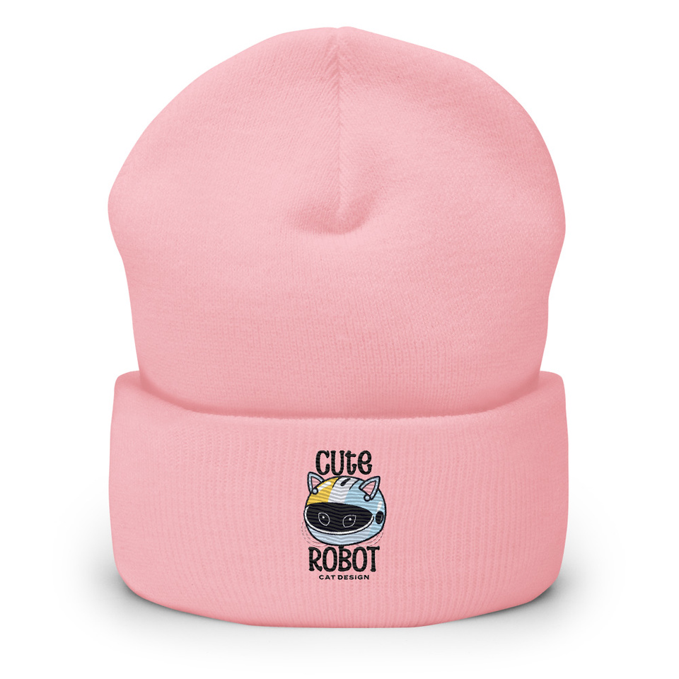 Cute Cat - AI Cuffed Beanie