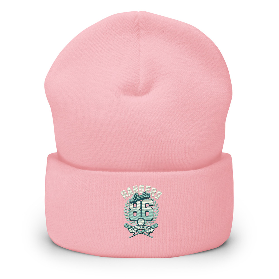 Dallas Rangers - Old School Sports Cuffed Beanie