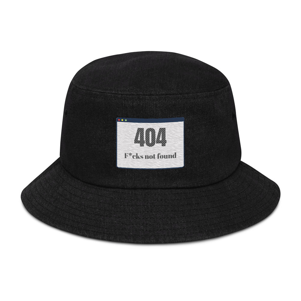 404 Denim Bucket Hat