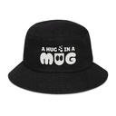 A Hug in a Mug - Funny Cartoon Denim Bucket Hat