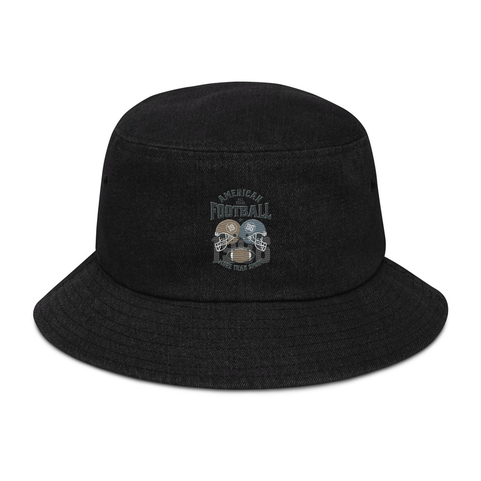 American All Star Football - Sports Helmet Denim Bucket Hat