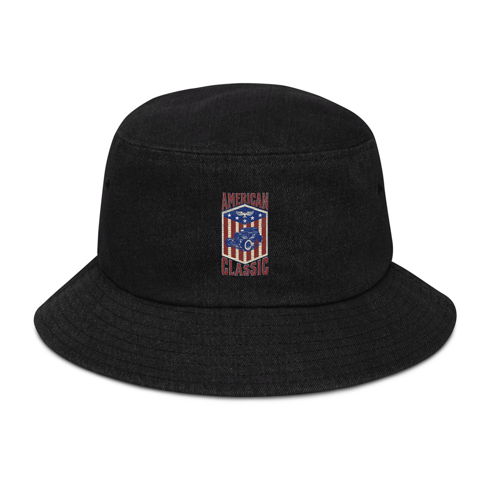 american classic Denim Bucket Hat