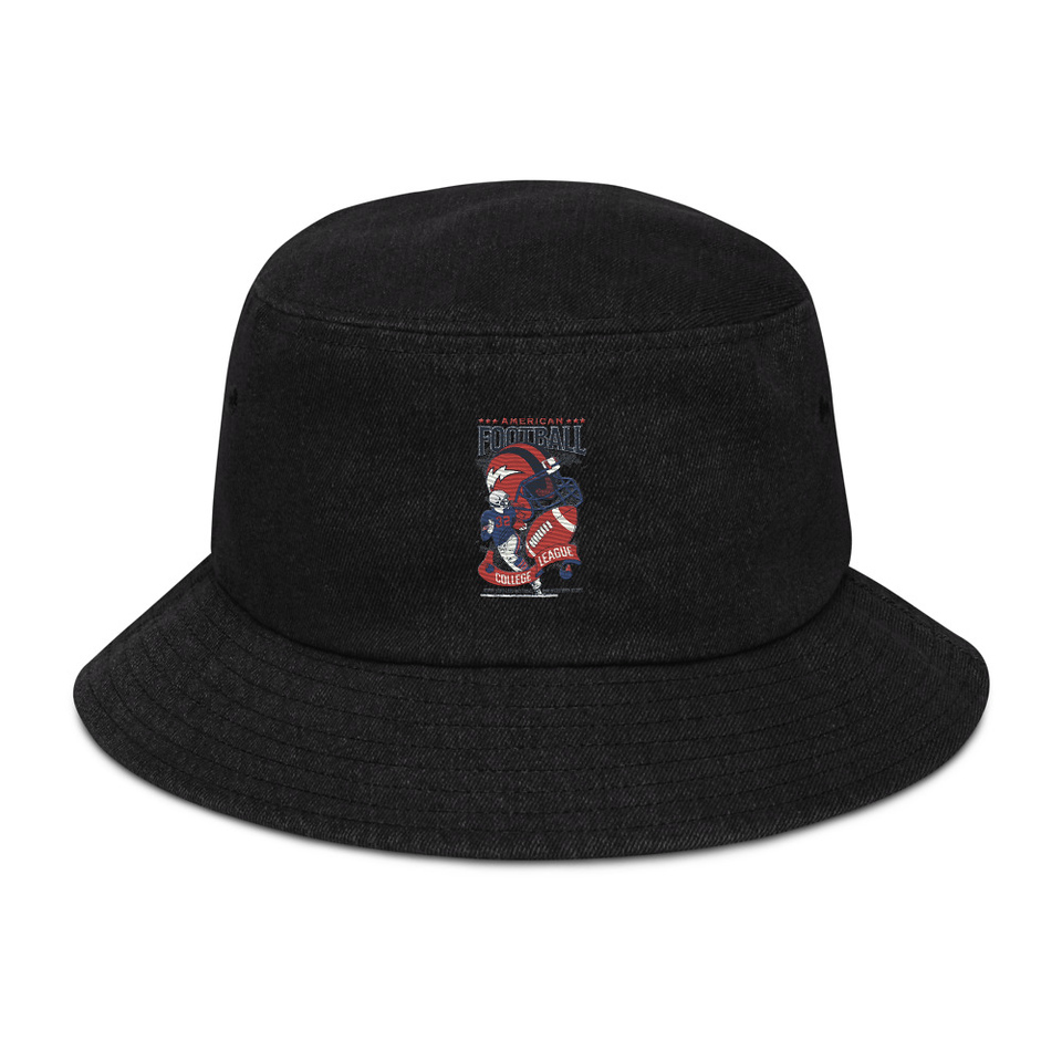 American Football - Athletic College League Denim Bucket Hat