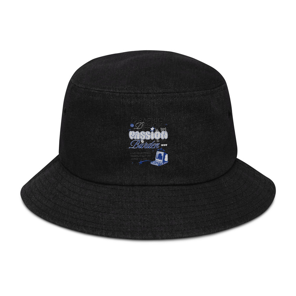 Anti-design  Denim Bucket Hat