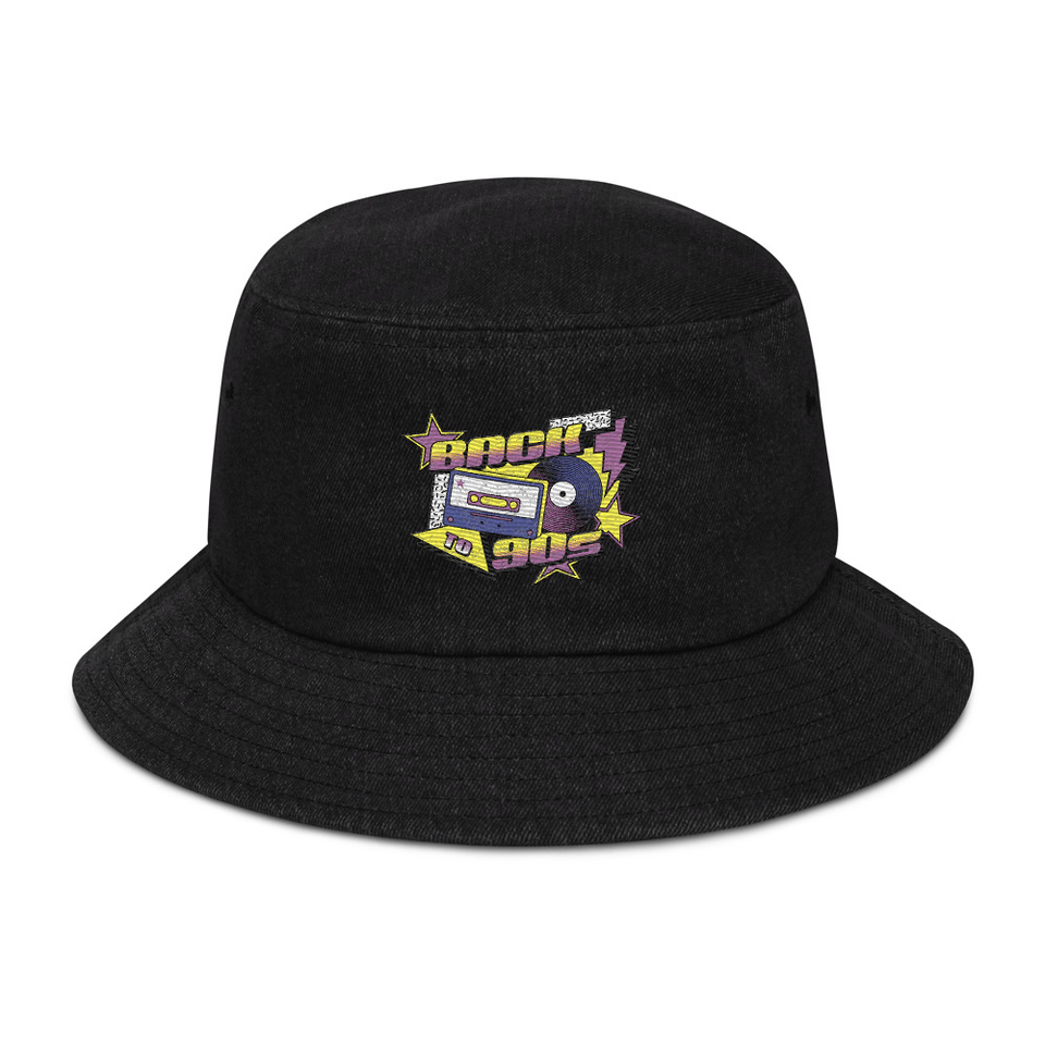 Back to 90s Denim Bucket Hat