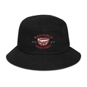 Bad Girls Good Vibes - Sexy Lips Denim Bucket Hat