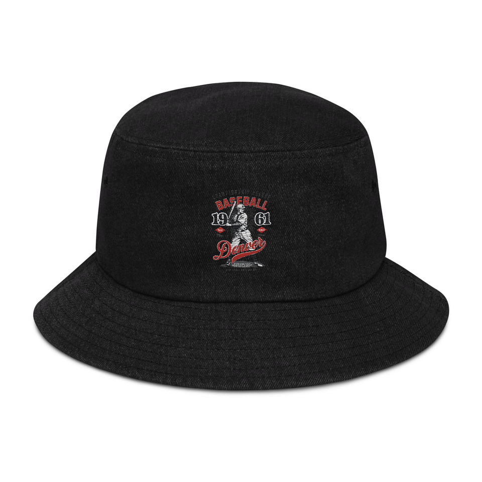 Baseball Championship League - University Sports Team Denim Bucket Hat