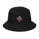 Basketball Sports Logo Denim Bucket Hat
