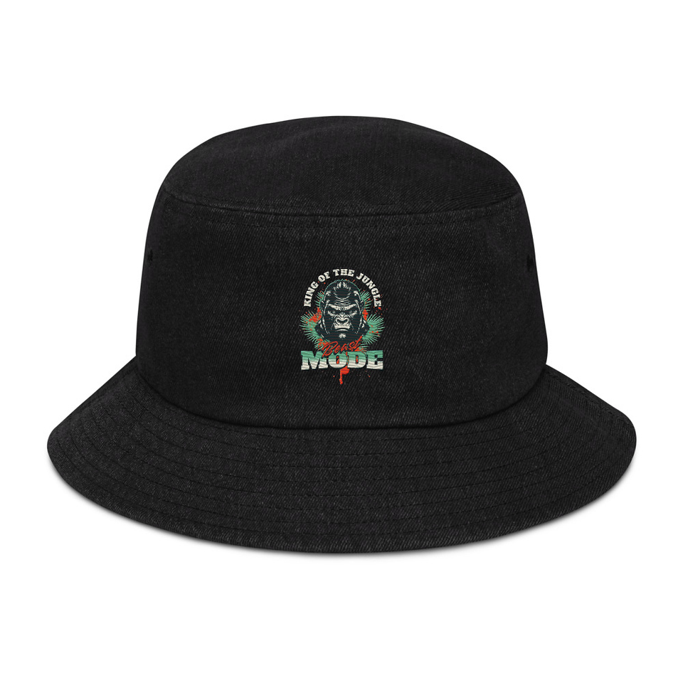 Beast Mode Denim Bucket Hat