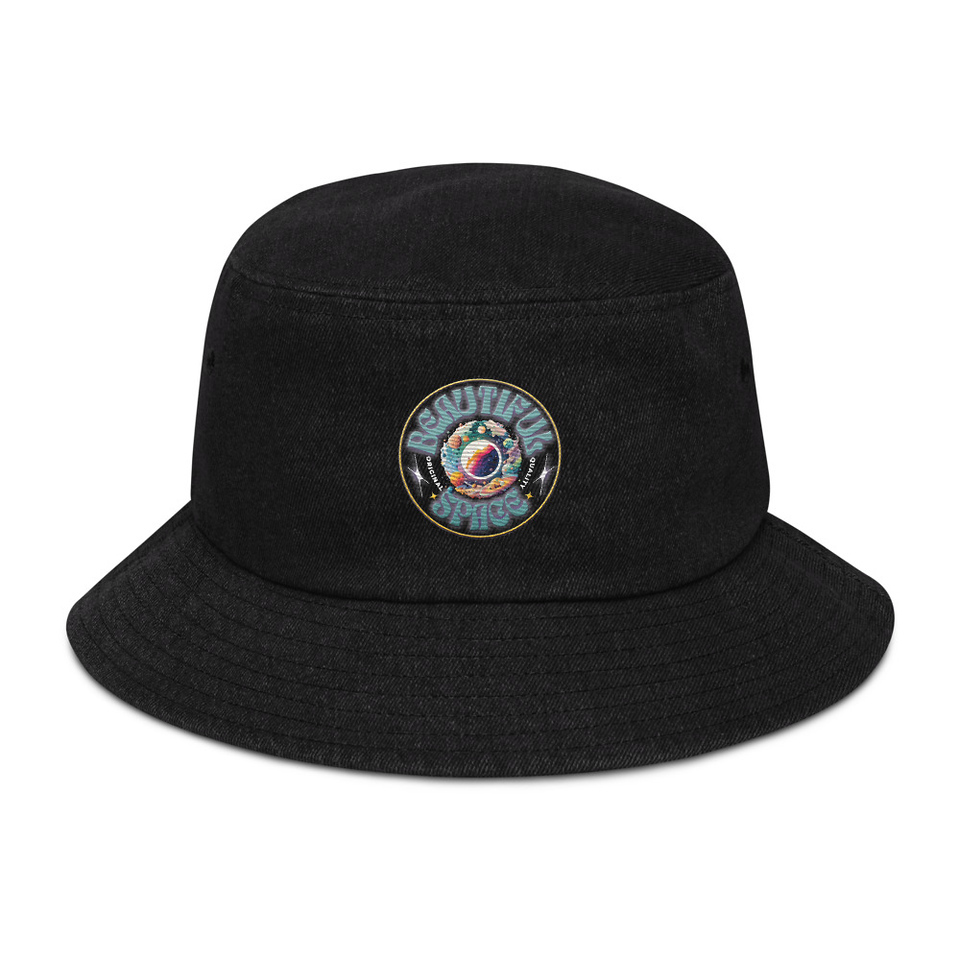 Beautiful Space Denim Bucket Hat