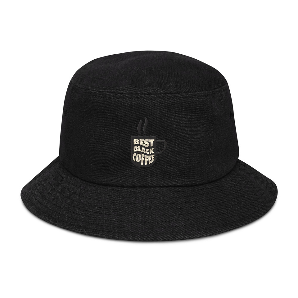 Best Black Coffee - Hot Cup Denim Bucket Hat