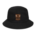 Best Mom in the World - Flowers Denim Bucket Hat