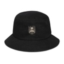 Black Metal - Hardcore skull theme design Denim Bucket Hat