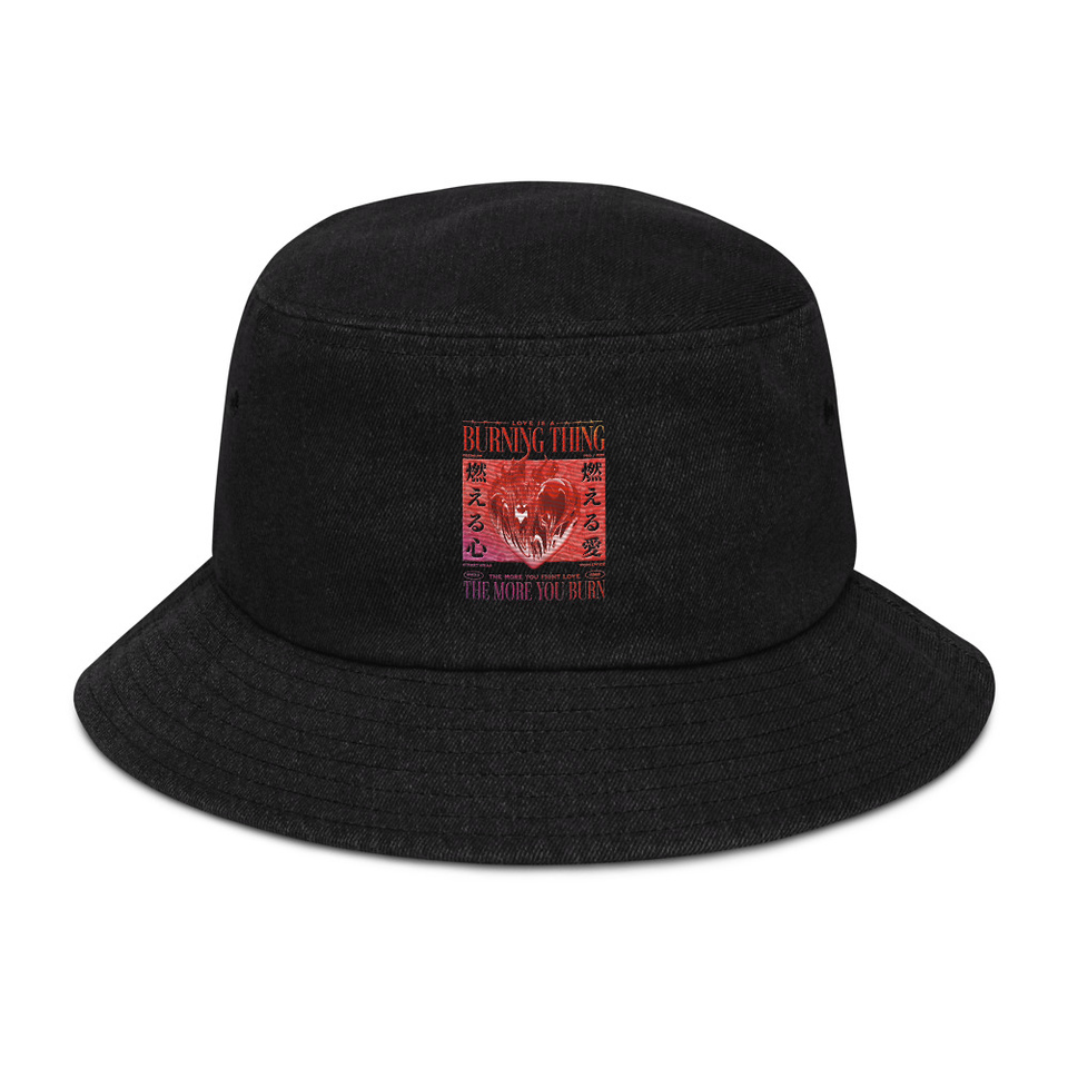 Burning Thing Denim Bucket Hat