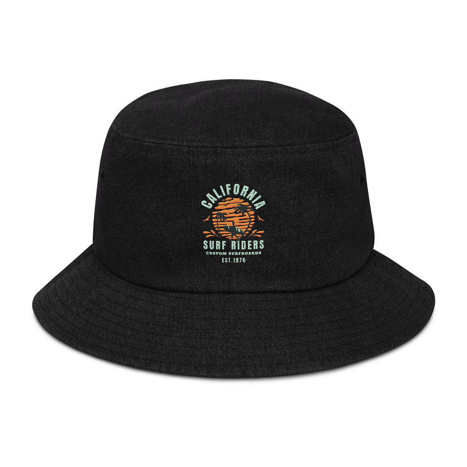 California Surf Riders - Beach Denim Bucket Hat