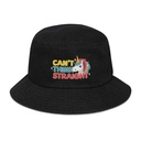 Can't Think Straight (2) Denim Bucket Hat